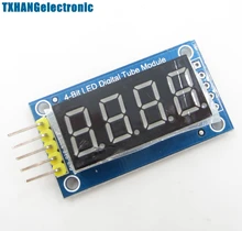 4 Bits LED Digital Tube Display module four serial module 595 drives