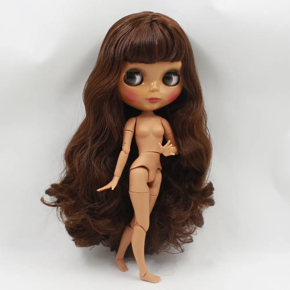 Кукла ICY DBS Blyth темно коричневые волосы для тела 1/6 30 см игрушка в подарок BL0312 с