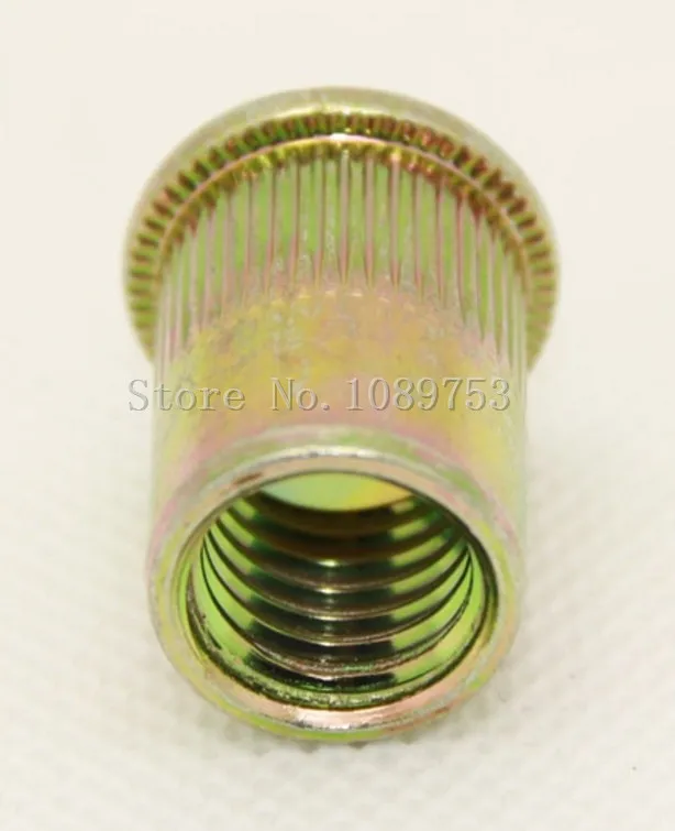 20 шт. M3 M4 M5 M6 M8 оцинкованные рифленые гайки из углеродистой стали|rivet nut|knurled nutthreaded
