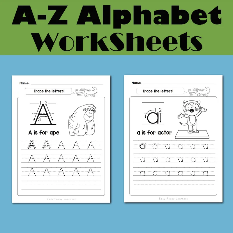 Educational Toys for Children Learn English ABC 26 Letters Alphabets WorkSheets Interactive Phonics Coloring Practice Book Kids