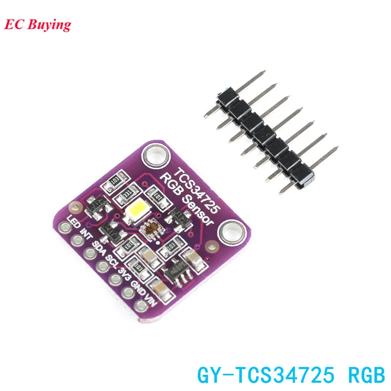 Модуль датчика TCS34725 RGB Φ цветовой датчик светодиодный для Arduino Электронная