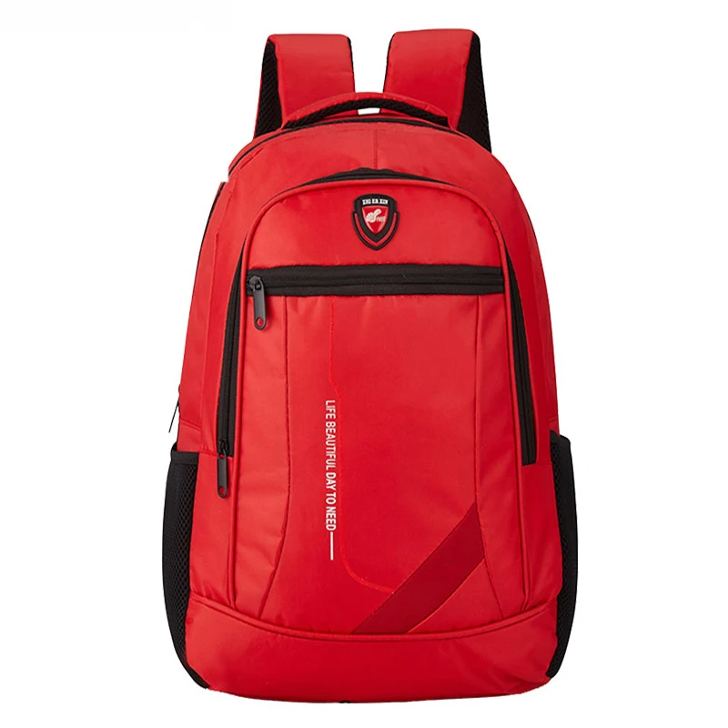 Online 2020 Neue Männer Multifunktionale Große kapazität Student Schul Lässige schule Rucksack Mode Männlichen Reise Oxford Mann der Einfache Tasche