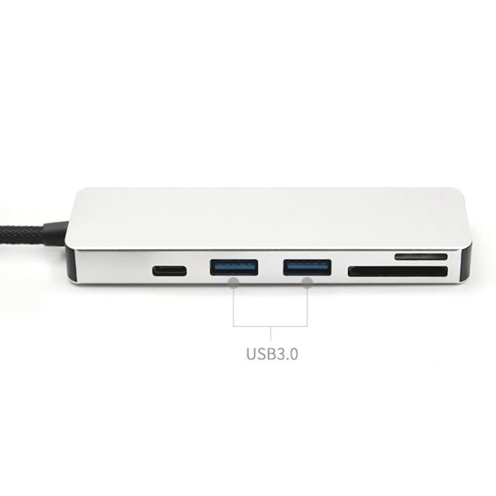 Multifunction USB 3.1 Type-C Hub TF Card Reader Type C To USB Converter High Speed USB 3.0 Splitter Hub Adapter For Macbook Multifunction USB 3.1 Type-C Hub TF Card Reader Type C To USB Converter High Speed USB 3.0 Splitter Hub Adapter For Macbook