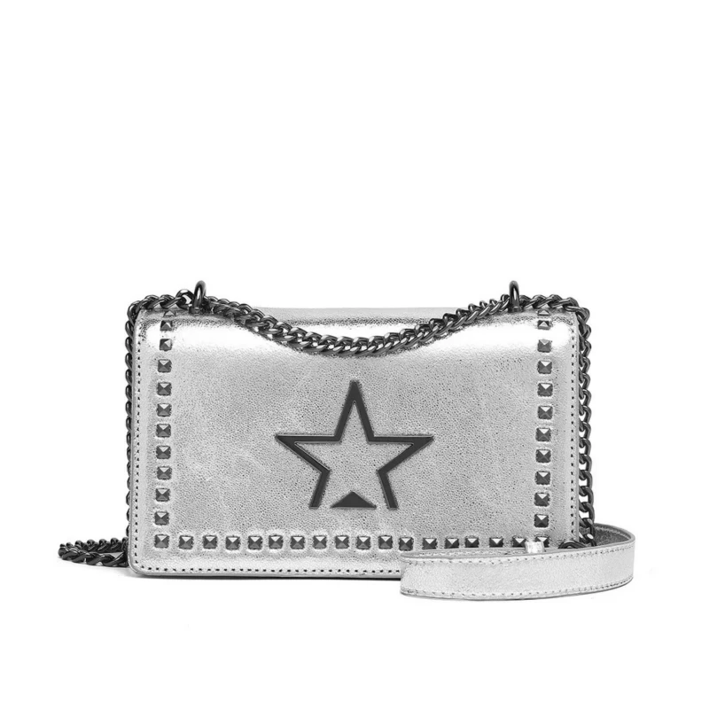 

2019 Luxury Handbags Women Bags Designer Crossbody Bags for Women Retro Rivets Star Female Messenger Bags Mini sac a main femme