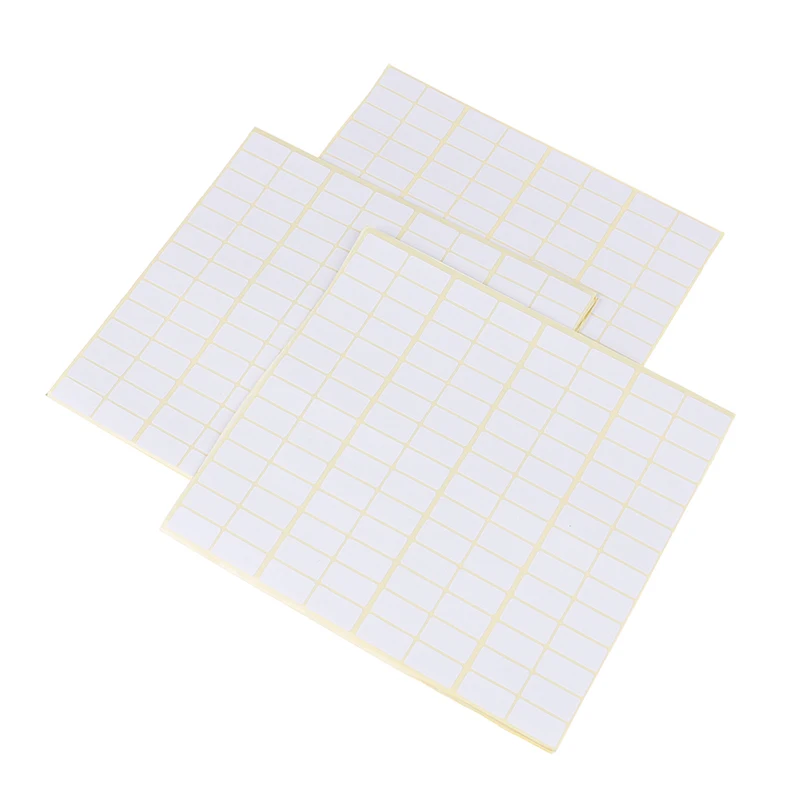 1680pcs A Lot 10*20mm Blank White Sticker Labels Small Paper Adhesive Label Stickers Writable Note Sticker Tag Crafts