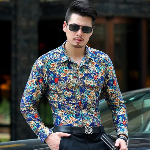 express mens floral dress shirts
