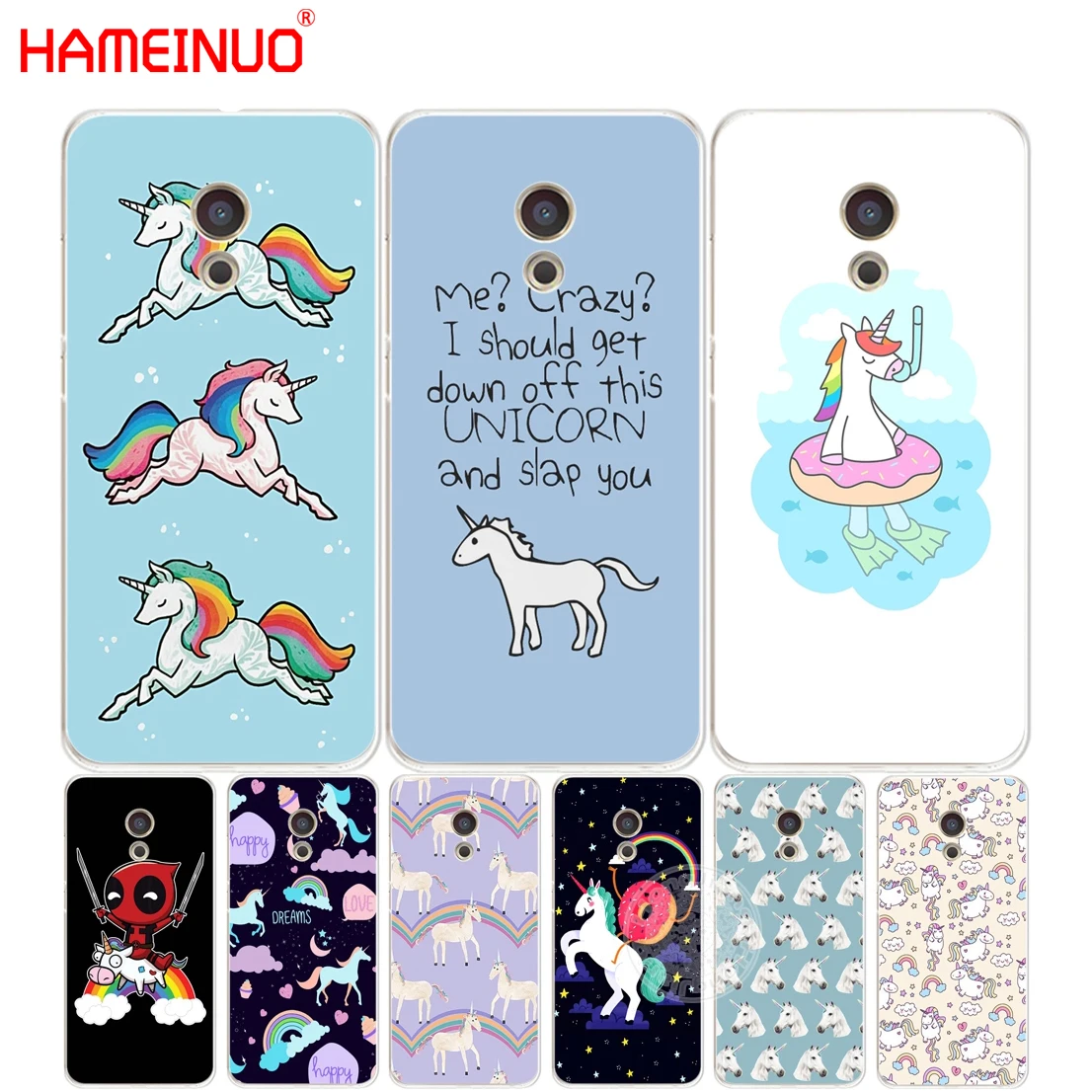Лампа HAMEINUO в виде единорога для Meizu M5 M5S M6 M2 M3 M3S MX4 MX5 MX6 PRO 6 5 U10 U20 note plus|case for meizu|phone