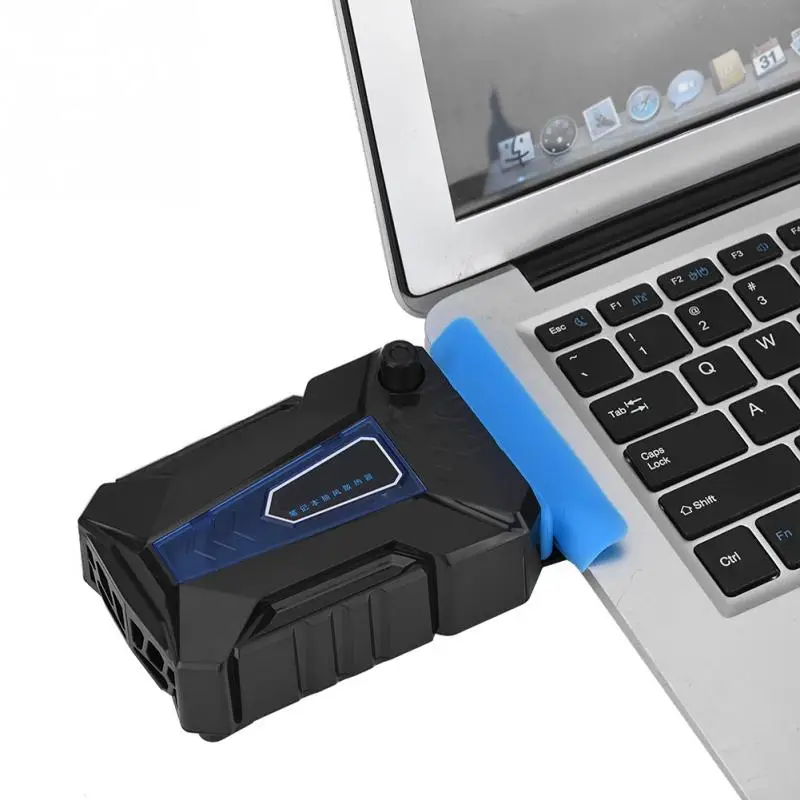 

Cooler PC Case Fan Cooler Adjustable to the temperature of the notebook with 3 kinds of air guiding sleeves for USB Laptop