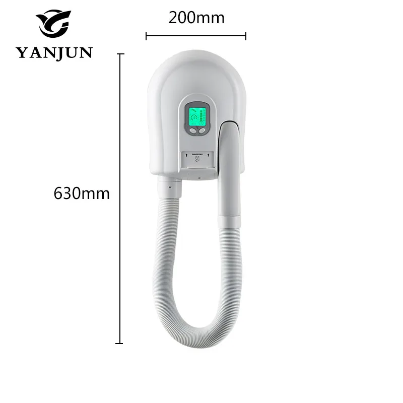 Yanjun фен для гостиничных настенных электронных Фены для кожи тела устройство скоростной сушилки для общественных полок для ванной комнаты 220 В YJ-2130