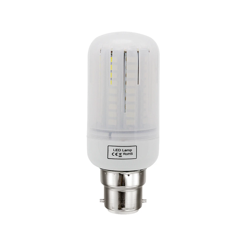 Прибытие SMD 5736 B22 СИД кукурузная лампа AC 200V 240V свет высокой яркости 3W 5W 7W 9W 12W для