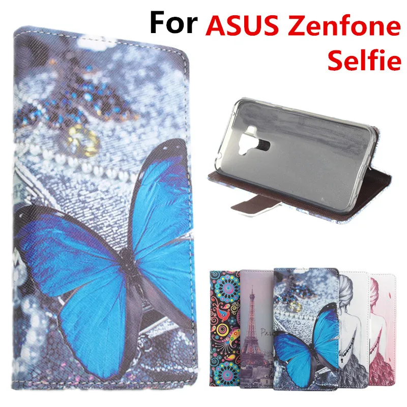 Высокое качество чехол для Asus Zenfone Selfie zd552kl флип Слот карты Телефонные Чехлы В