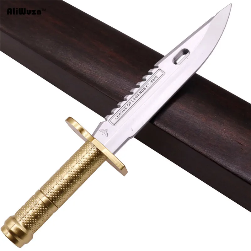 cheap 40 pcs Creative Novelty Knives Pen Tip 0.38MM Ballpoint Pen Gift Pen Simulation Dagger Creative Gift School Office Supplies