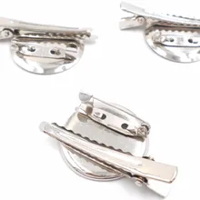 30 шт 25 мм/30 мм Брошь задняя планка Серебряная основа для броши прокладки DIY ювелирных изделий детали аксессуары