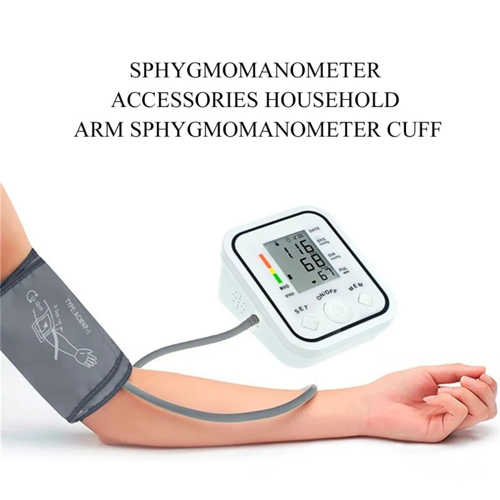 Portable 22-32 CM Arm Cuff Digital Blood Pressure Monitor Portable Single Tube Tonometer Cuff For Sphygmomanometer