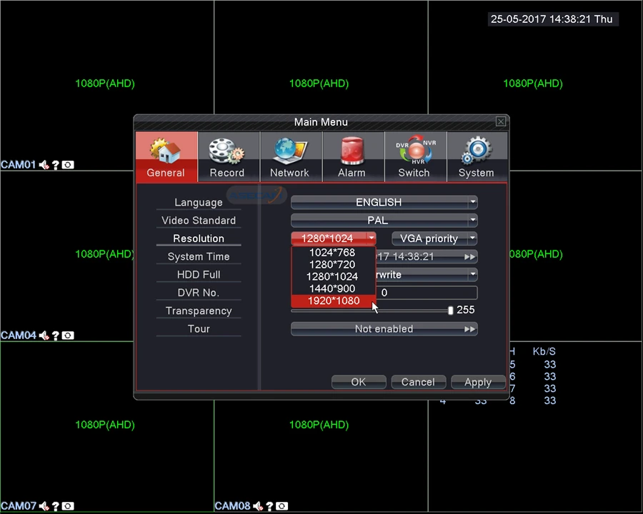 8ch HD 3MP комплект системы охранного видеонаблюдения DVR H.264 видеомагнитофон AHD Крытый Белый купол 1920 P безопасности Камера Системы Обнаружение