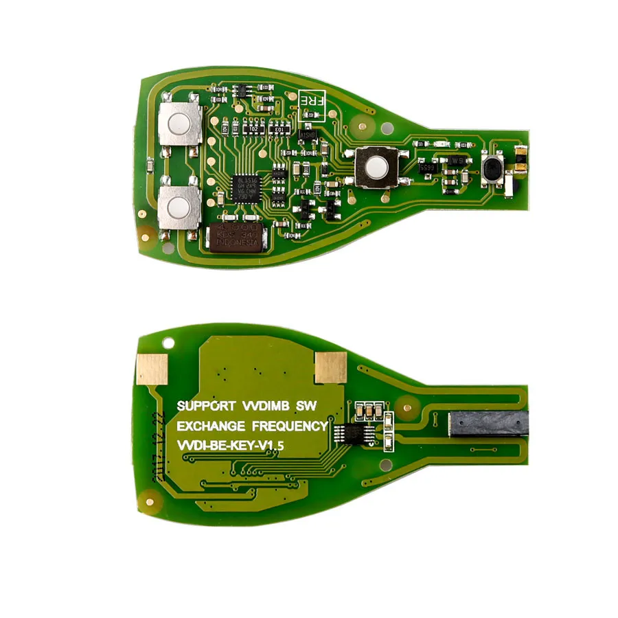 Смарт ключ оболочки 3 кнопки для Mercedes Benz сборка с XHORSE VVDI BE Key pro улучшенная версия