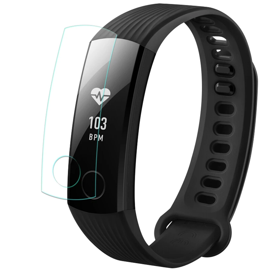 1/2/5 шт./лот Защитная пленка для huawei Honor Band 3 мягкий TPU Ультра Прозрачный Экран Защитная пленка для huawei Honor Band 3 Смарт-браслет