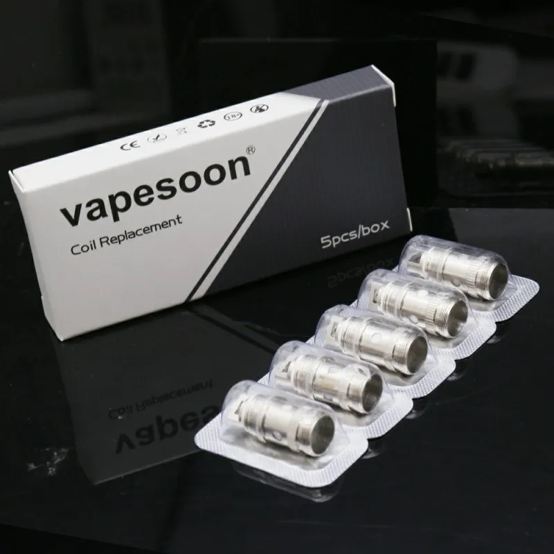 

5pcs/pack 100% Original vapesoon Atomizer Core EC Coil head Triton / Triton 2 / Atlantis Tank Atomizer Replacement Coil head