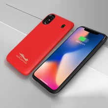 Goldfox 4000 аккумулятор для телефона, мАч зарядное устройство чехол для iPhone X power Bank зарядное устройство чехол внешний аккумулятор с увеличенным объемом зарядки крышка