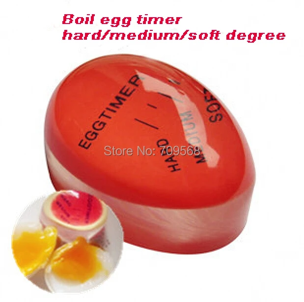 Egg timer indicator soft-boiled display egg cooked degree mini egg boiler B