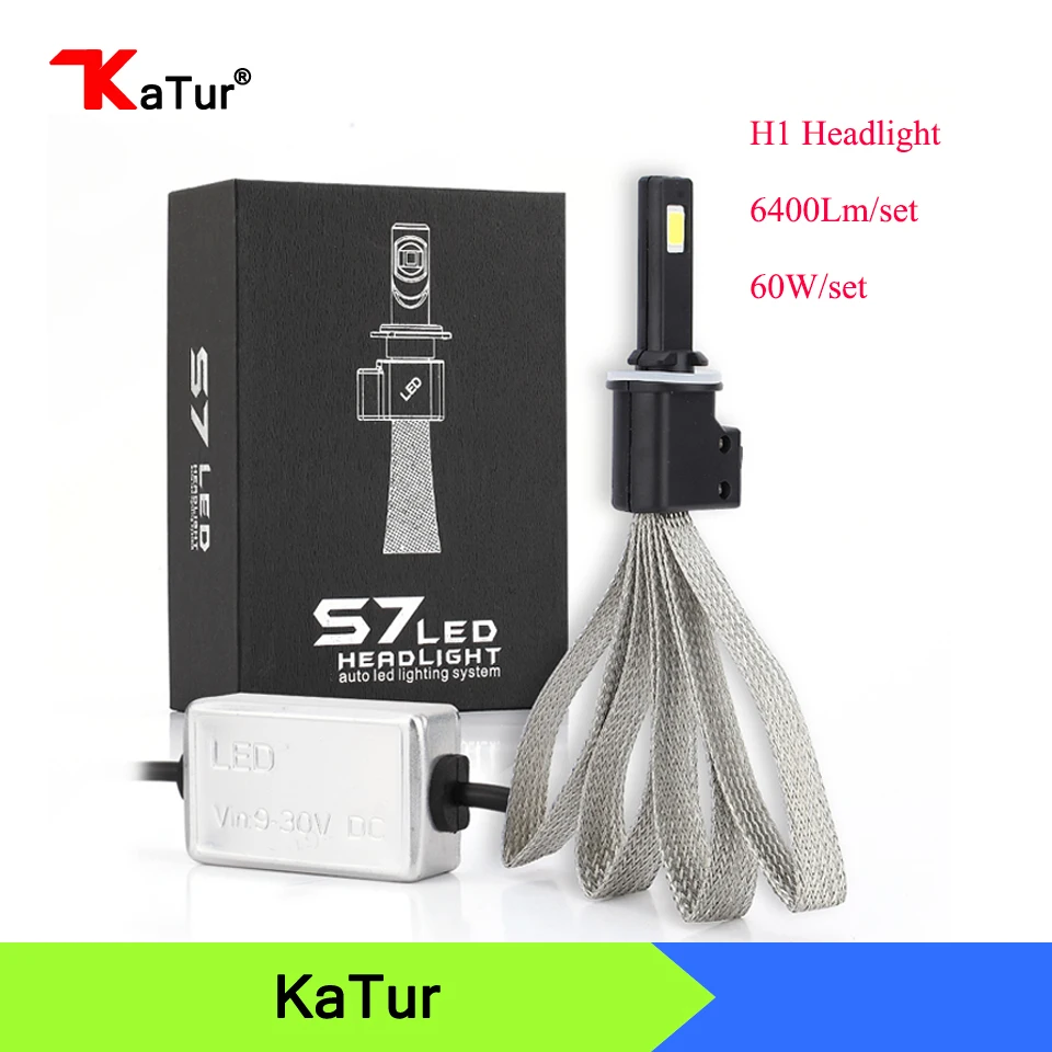 

H1 LED Car Headlight Kit 60W 3200lm LED Head lamp H3 H7 H11 880/881 9005 9006 Fog Driving Light DRL Car Led Single Beam Bulbs