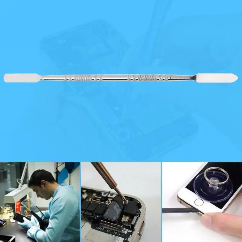 

Professional Portable Stainless Steel Dual End Flat Prying Bar Disassembly Metal Rod Repairing Tool for iPad for iPhone Repair