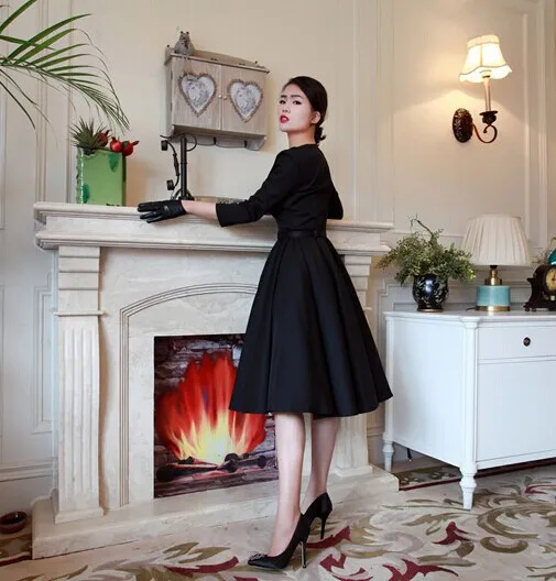 audrey hepburn swing dress