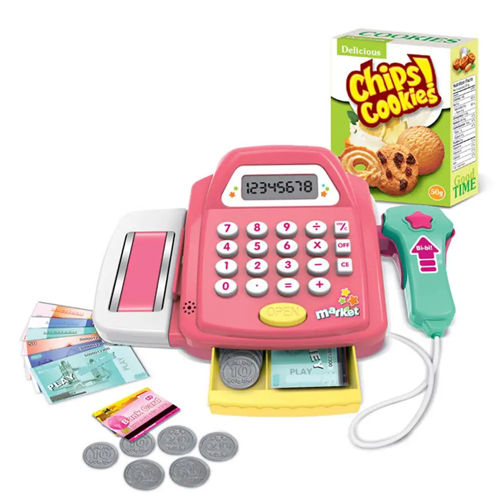 RCtown Children Educational Toy Home Family Game Supermarket Checkout