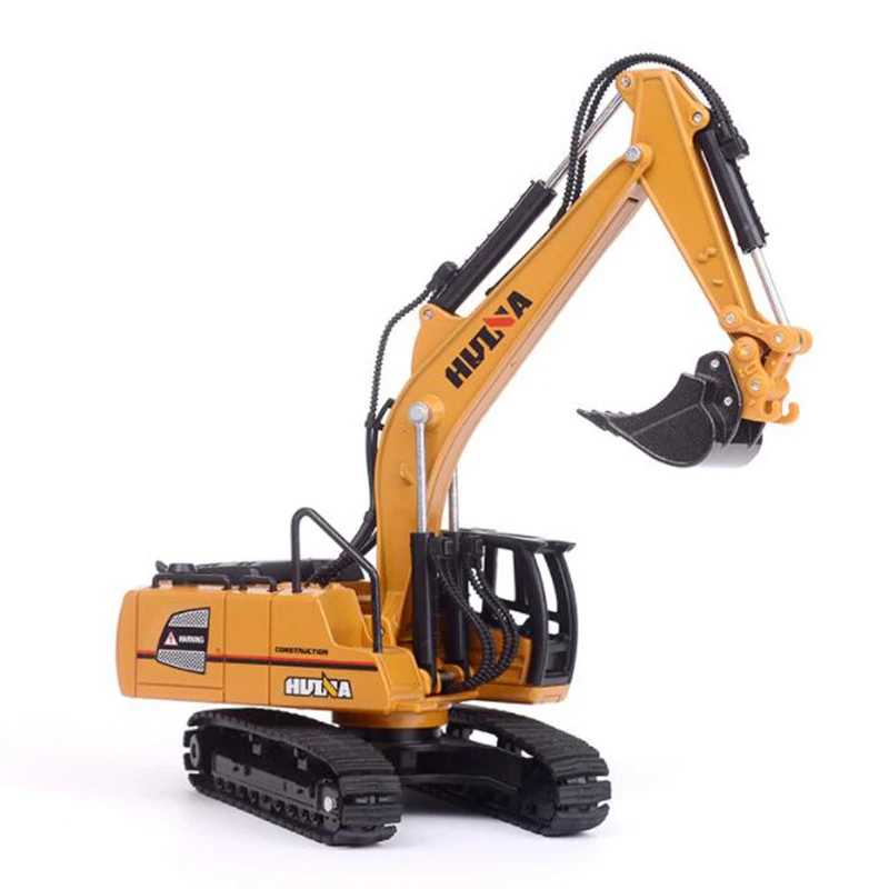 

1/60 Truck Model Die-cast Alloy Metal Car Excavator Crawler Auto Excavator Model Toy Engineering Truck Toy for Kids Collection