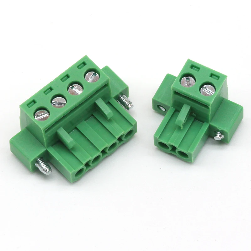 20 комплектов 5 08 мм шаг PCB подключаемый клеммный блок коннектор 2/3/4/5/6/7/8/9/10/11/12P