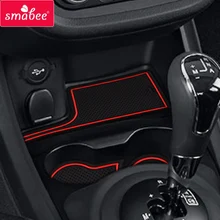 smabee Gate slot pad for LADA vesta Non-slip Interior Door Pad/Cup VESTA MAT 6pcs pvc red blue white black smabee gate slot mat for for kia rio 4 x line rio 2017 2018 interior door pad cup non slip mats red white orange 18pcs