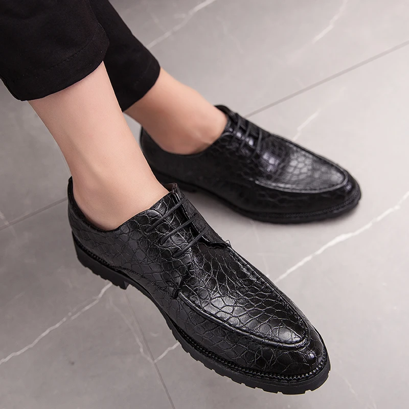

men shoes outdoor breathable lace up casual shoes sneakers leather shoes men lace up flats mocasines hombre Drop shipping j3