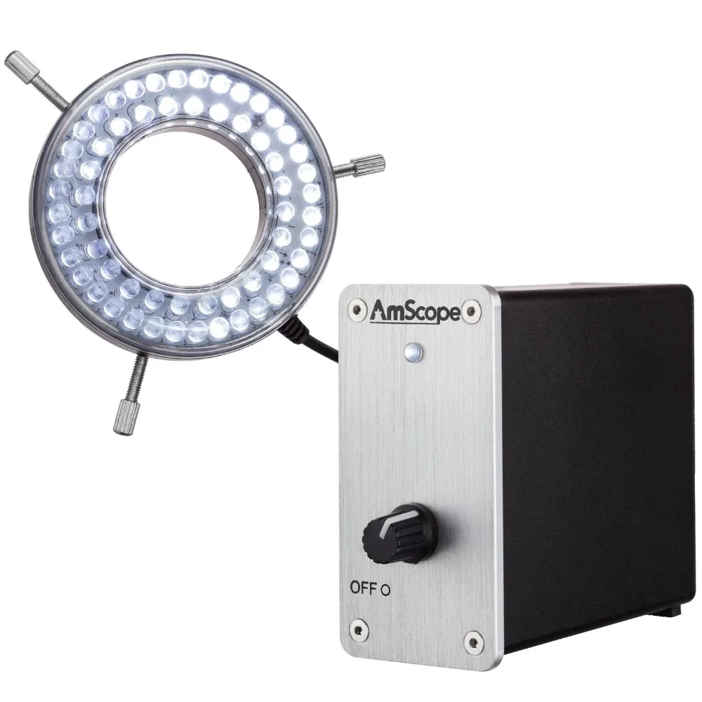 

AmScope 80-LED Heavy-Duty Microscope Ring Light LED-80MV