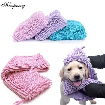 

Fiber Pet Bath Towel Strong Water Absorption Bathrobe for Dog Cat Soft Grooming Quick-drying Multipurpose Cleaning Tool Supplies