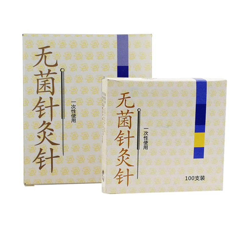 

0.18mm 0.25mm 0.3mm Disposable Sterile Acupuncture Needle Chinese Asepsis acupuntura Needle For Single Use 100pcs