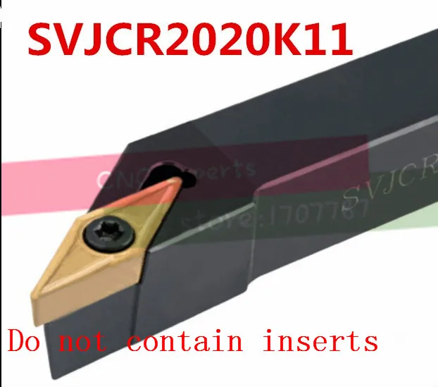 

SVJCR2020K11 Toolholder 20*20*125MM CNC turning tool holder, 93 degrees External turning tools, Lathe cutting tools