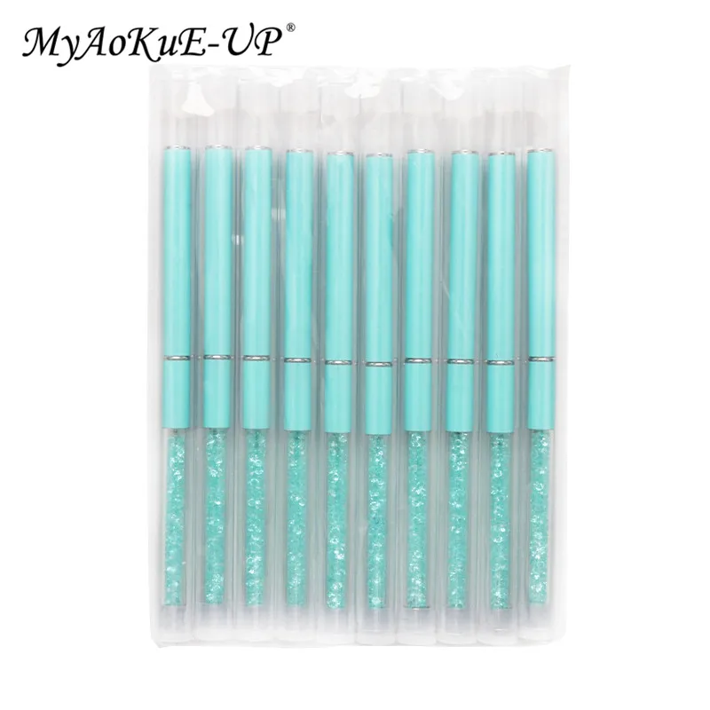 Rhinestone Lash Brush Reusable Eyelash Brushes Mascara Wand Applicator Eyelash Extension Makeup Tool 4