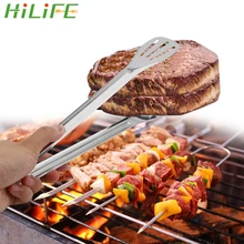 HILIFE инструменты для приготовления пищи зажимы для барбекю из нержавеющей стали кухонные инструменты Гаджеты хлеб салат мясо Клип Анти-тепло барбекю, шведский стол щипцы