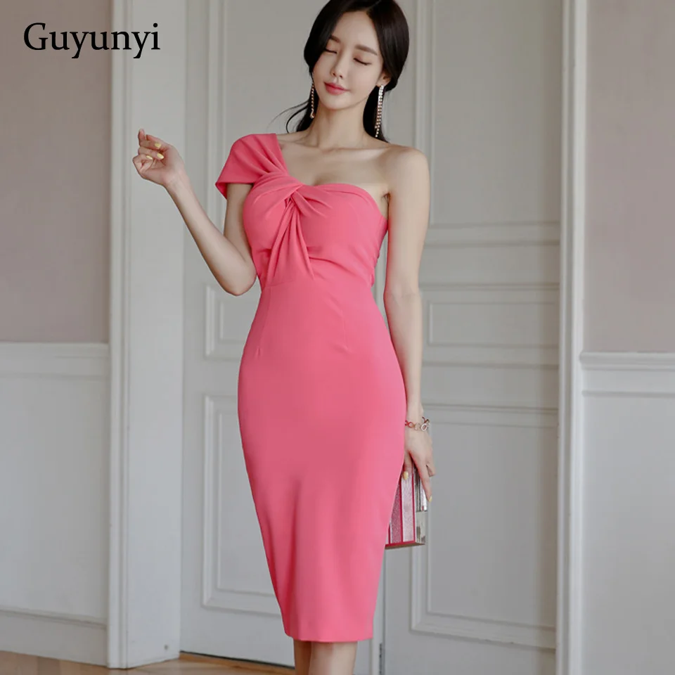 

Elegant Party Dress 2019 Summer High Waist Slim Pencil Dress Small Sexy Sleeveless Temperament Simple Office Lady Dresses