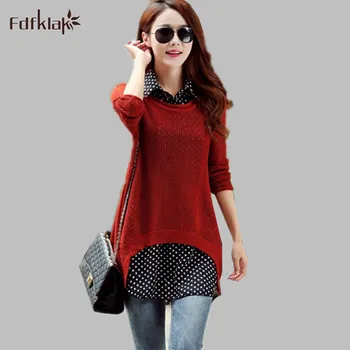

High Elastic Knitted 2016 Autumn Winter Sweater Woman Sexy Tight Bottoming Knitted Pullovers Pull Femme Black/Beige E0462