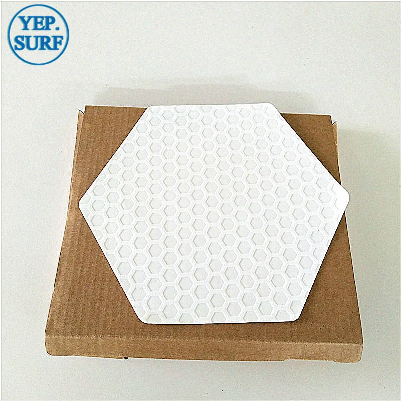 

Surf Honeycomb surfboard deck traction pad 10-sheets Traction Stomp Pad Surfing Silica gel Pad