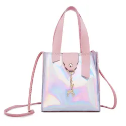 Новая лазерная женская сумка высокого качества и большой емкости многофункциональная женская сумка Повседневная простая женская сумка