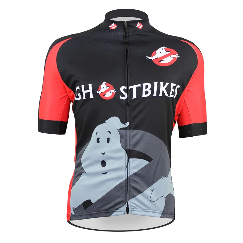 GH STBIKES New Cranky Old Bastard Ghost SportsWear Mens Cycling Jersey Cycling Clothing Bike Shirt Can Customize Ciclismo Team