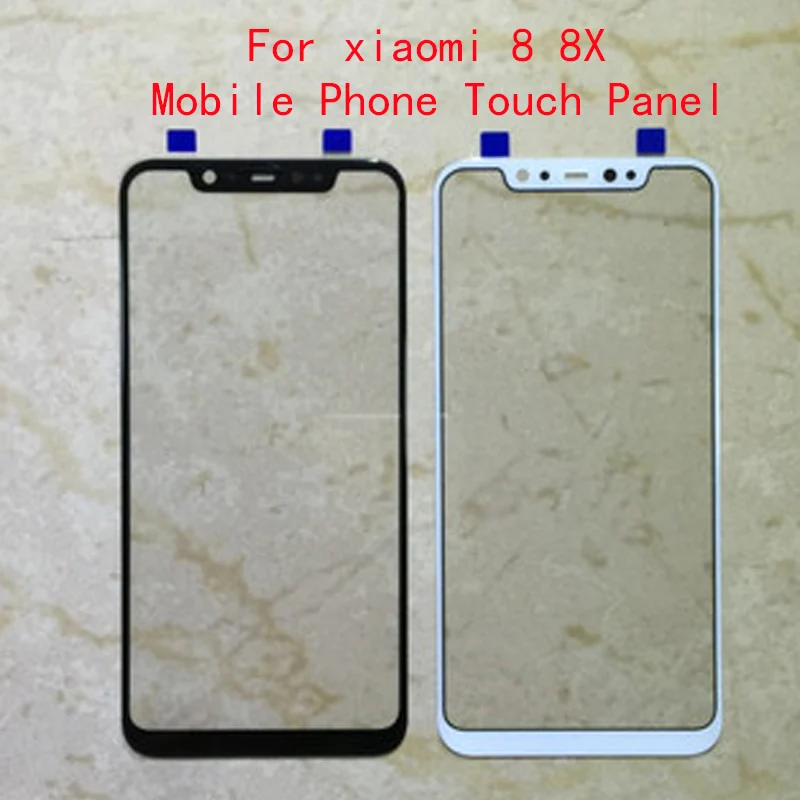 

Mobile Phone Touch Panel For Xiaomi 8 8X Panel Front Glass Lens Replacement NO LCD DISPLAY