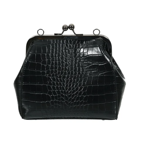 Повседневная женская сумка на застежке, сумка-мессенджер из искусственной кожи черного цвета, женская сумка через плечо, брендовая универсальная сумка-тоут - Цвет: Черный