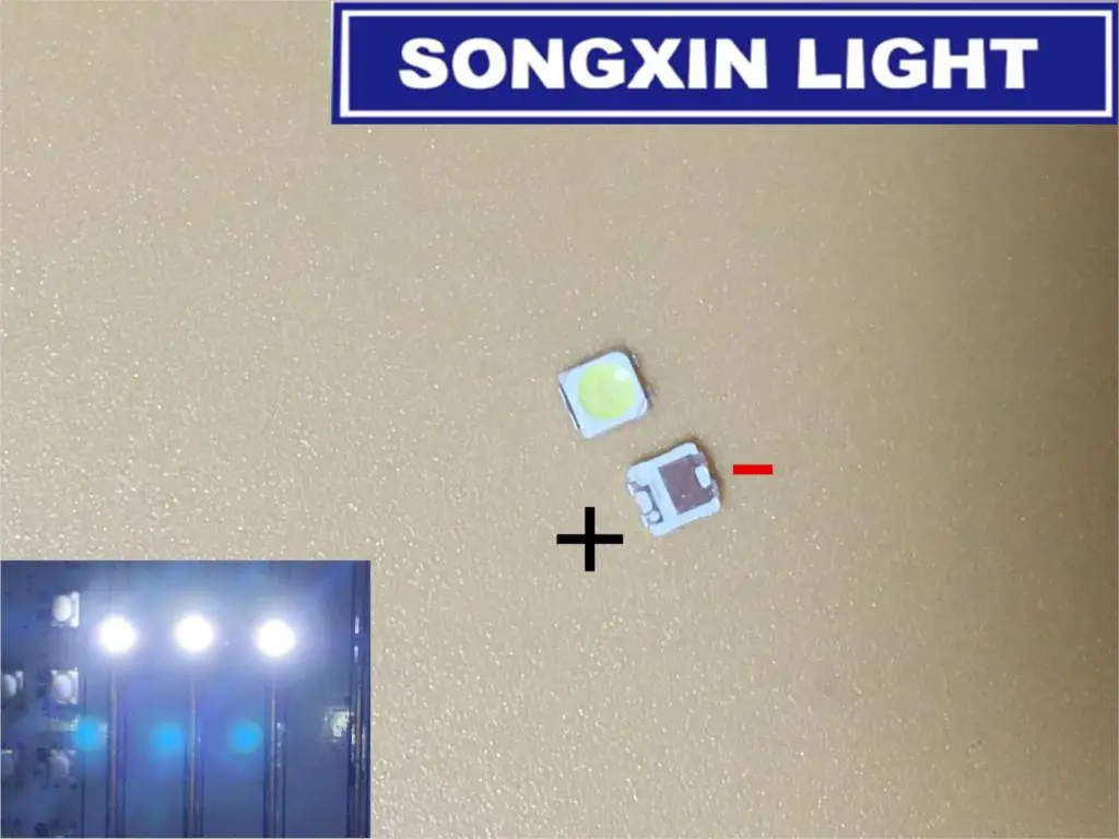 

FOR SAMSUNG LED Backlight TT321A 1.5W-3W 3V with zener 3228 2828 Cool white LCD Backlight for TV Application SPBWH1320S1EVC1BIB