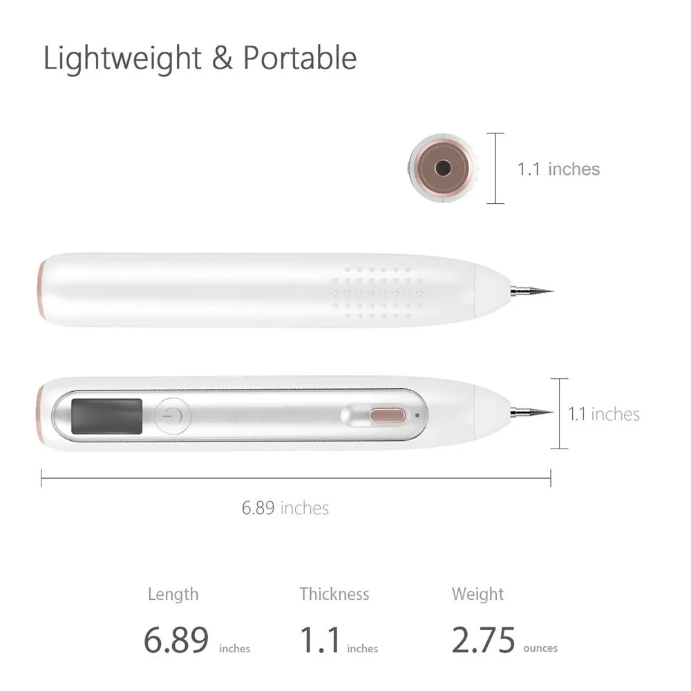 Novo Laser Plasma Caneta Remover Sardas Rosto Recarregável Rugas Verruga Ponto Mole Tatuagem Dot Removedor Facial Pele Mais Limpa 2020 9 Cheap Utensílios de cuidado facial