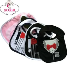 XCQGH воротник для маленьких мальчиков нагрудники хлопок новорожденных девочек передник для кормления халат милый узор бандана нагрудник шарф полотенце