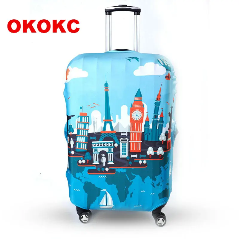 Prix pour OKOKC Voyage Bagages Valise De Protection Couverture Cache-Bagages S'appliquent À 19 ~ 32 Pouce Case Excellente Élastique, voyage Accessoires Prix pour OKOKC Voyage Bagages Valise De Protection Couverture Cache-Bagages S'appliquent À 19 ~ 32 Pouce Case Excellente Élastique, voyage Accessoires