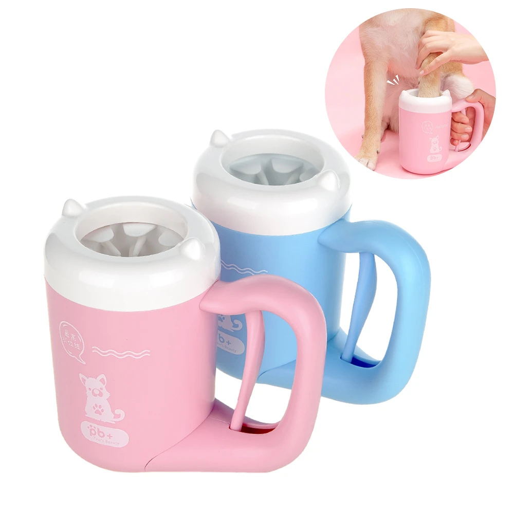 

Pet Cat Dog Foot Clean Cup Cleaning Tool Silicone Washing Brush Paw Washer Pug French Bulldog Supplies Pet Accessories For Dogs